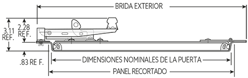 Dimensiones de Ventila