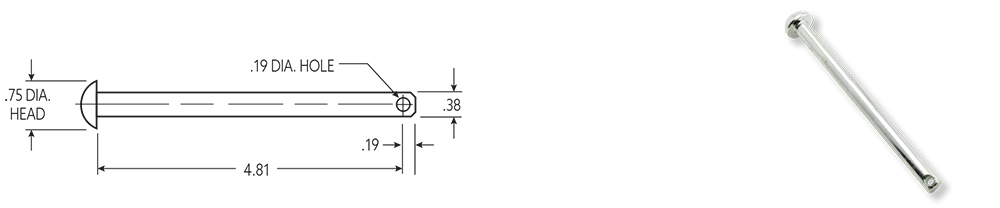 Pasador de Bisagra Estilo Great Dane 1