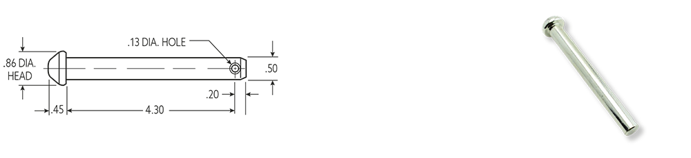 Pasador de Bisagra Estilo Great Dane 2