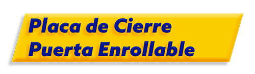 Logo Placa de placa-cierre-logo