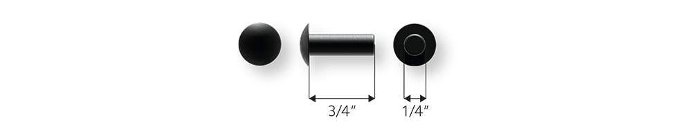 Remache Cabeza de Gota de 3/4 x 1/4