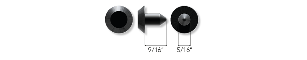 Remache de Golpe Sóñido de Cabeza Plana de 9/16 x 5/16